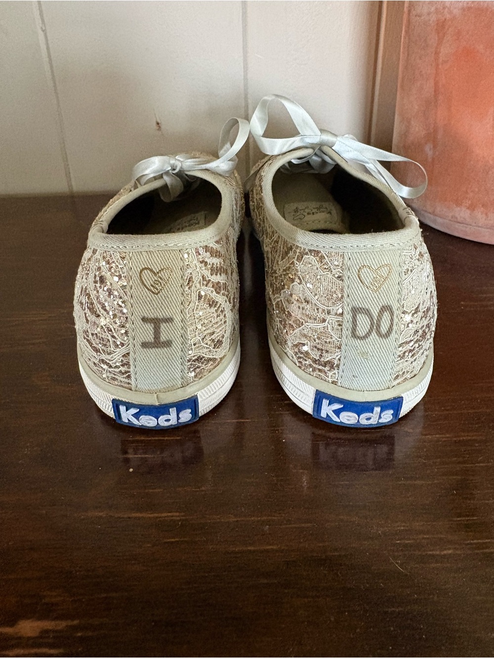 Keds : Gold Lace & Glitter - Picture 4 of 7